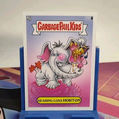 2022 Topps Garbage Pail Kids Book Worms Hearing-Loss Horton #4 Gross Adaptations