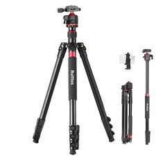 Travel Tripod, 70" Tripod Monopod with Ball Head Lightweight Aluminum Portabl...