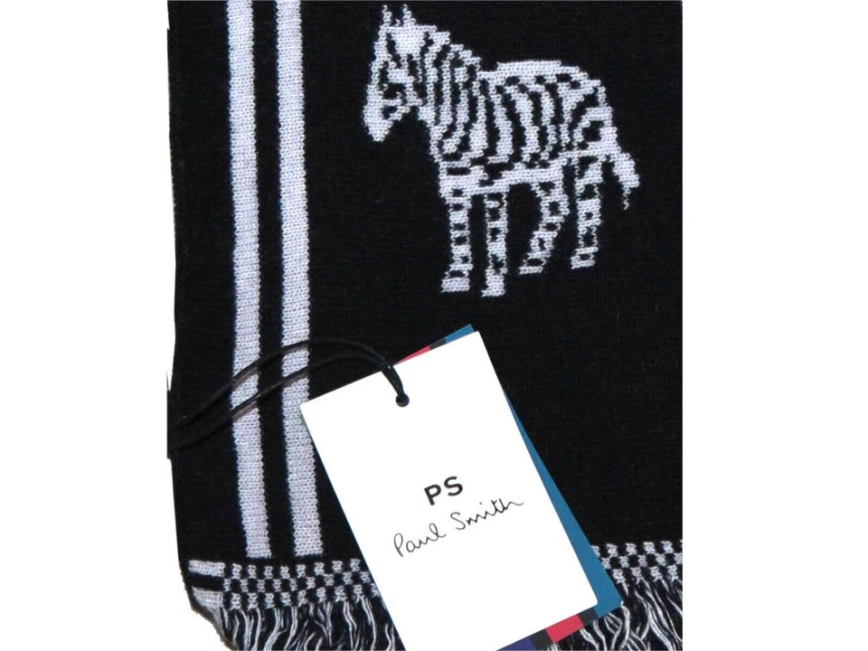 PAUL SMITH Hombre Bufanda con Cachemira PS34 T1P - Imagen 2 de 4