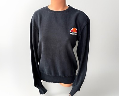 Ellesse Black Crew Neck Sweatshirt Size S
