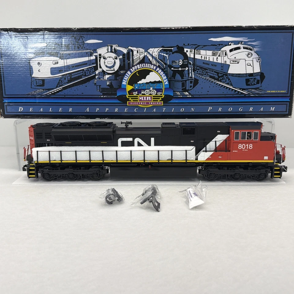 MTH Premier DAP 20-80006B Canadian National SD70M-2 Diesel PS.2 O Used #8018 3V - Image 2 of 4