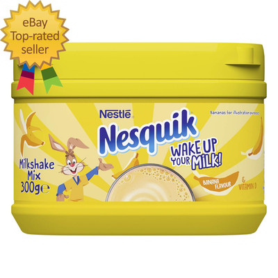 Banana Flavour Milkshake Powder 300g Pack of 5 Smooth Creamy Drink Mix tasty