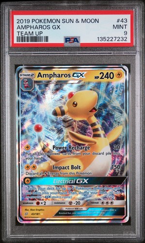 Ampharos-GX graded PSA 9 for sale on eBay