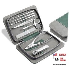 Manicure Kit for Women, Stainless Steel Nail Kit with PU Leather Case,