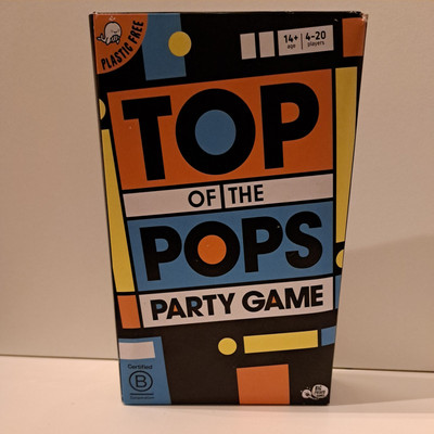 Top Of The Pops Partyspiel Songs basierendes Thema Spielbrett Karten Spaß Unterhaltung