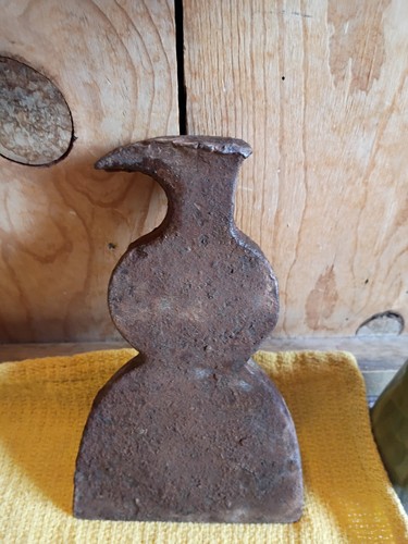 Antique Bulgarian Hand forged Iron Axe 19 Century, Eastern Europe