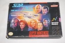 Star Trek: The Next Generation (Super Nintendo SNES) Complete in Box CIB 