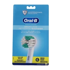Oral-B Daily Clean Electric Toothbrush Replacement Brush Heads Refill, 6 Count