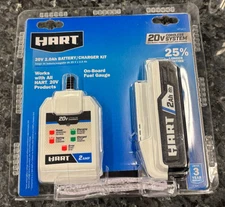 BRAND NEW - Hart (HPSK11) 20V 2.0 Ah Battery/Changer Kit - ON SALE !!