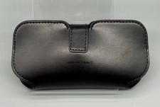 Saint Laurent Sunglasses Eyeglasses Case Leather Black Case