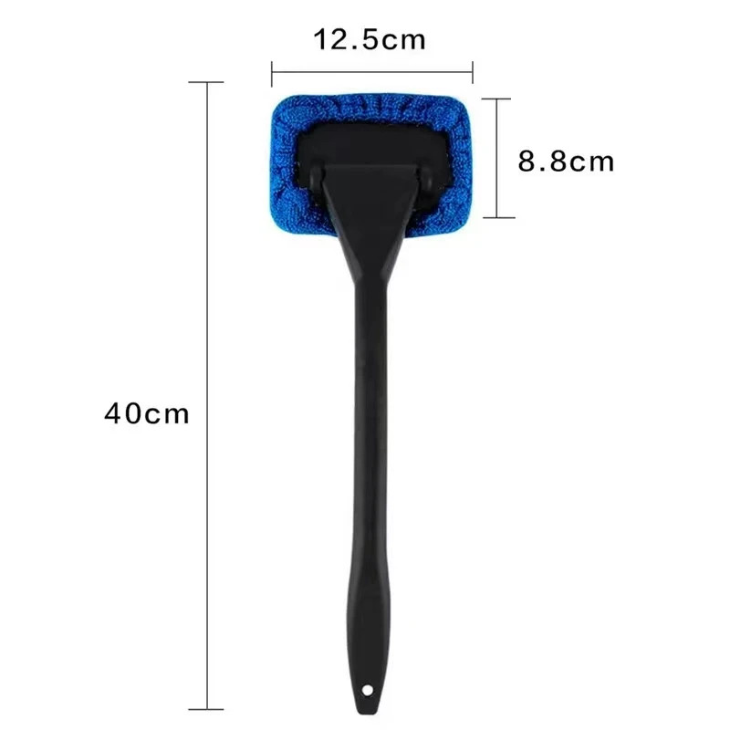 4pcs Panni Kit Spazzole Pulizia Vetri Auto con Manico Lungo Panno in Microfibra - Miniatura 6