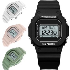 Men Women Outdoor Sport Digital Watch Waterproof Back Light LED Watch Xmas Gift