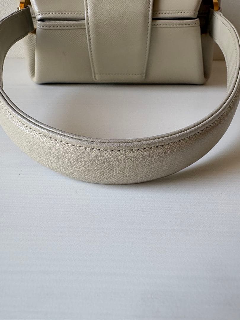 Givenchy leather band vintage bag beige used thumbnail 20