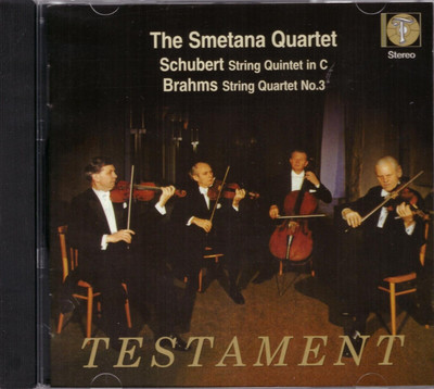Schubert: Quintett D 956 - Brahms: Quartett Nr. 3 / The Smetana Quartet - CD