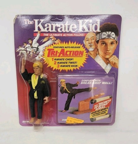 Remco Vintage The Karate Kid Johnny Lawrence Ultimate Tri-Action Figur LESEN