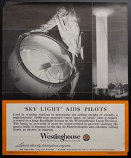 Listing image for 1945 Westinghouse Sky Light Searchlight Cloud Ceiling Detector WWII Era