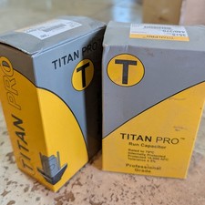 TitanPro TOCFD35/5 HVAC Oval Motor Run Dual Capacitor. 35/5 MFD/UF 440/370 Volts