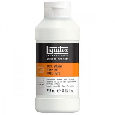Matte Varnish 237ml 8oz - Professional Finish for Acrylic Paintings