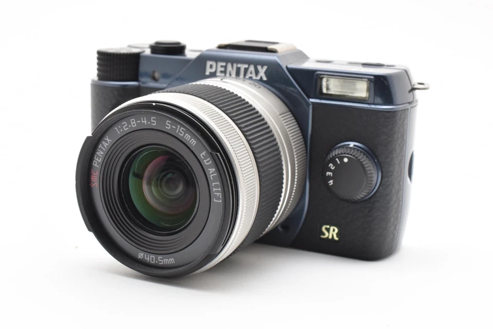 [297 disparos] Lente Pentax Q7 azul marino 12,4 MP 5-15 mm 02 [casi como nueva] Foto 2 de 4