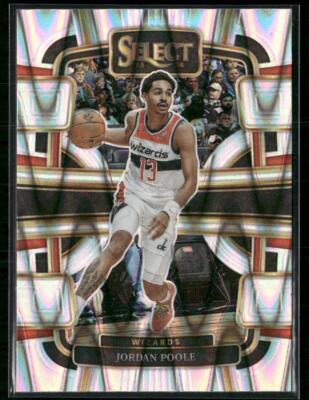 Jordan Poole 2023-24 Panini Select #18 Tectonic Prizm Washington