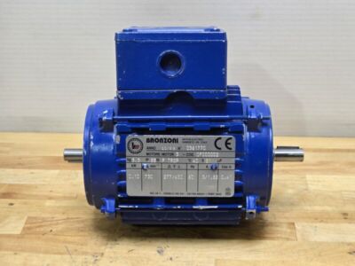 Bronzoni AC Motor 0361770, 0.10 kW, 277/480 VAC, 730 RPM, 60Hz, CF000002