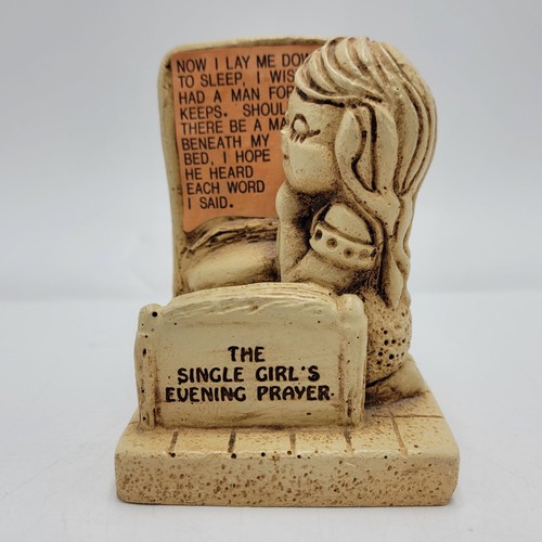 Vintage 70s Paula 1972 "Man for Keeps" W-308 Resin Figure 4" - Picture 2 of 11