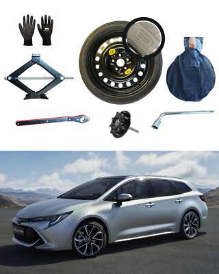 Ersatzrad notrad 17'' für TOYOTA AURIS COROLLA mit Wagenheber Schlüssel Tasche 70