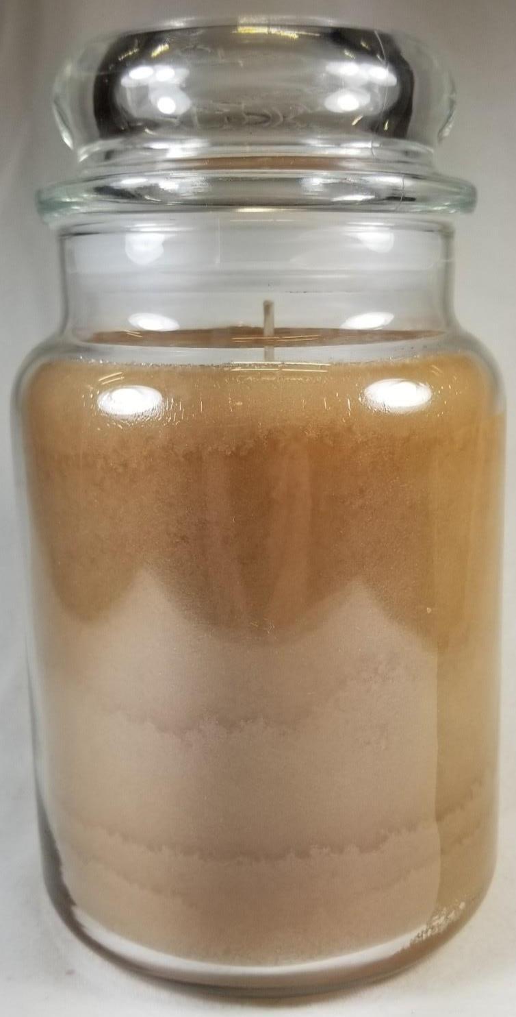 Yankee Candle CAFE AL FRESCO Large Jar 22 Oz Brown Housewarmer New Wax Coffee