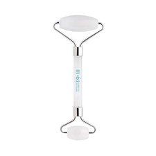 m-61 100 Natural Clear Quartz Face Roller De-Puffing Revitalizing NWOB