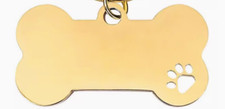 Large Size Custom Engraved Pet ID Tag with Name, Phone Number, and Address