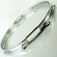 Slingerland 15"10Lug 70s TDR/Deluxe Concert King Snare Drum Resonant Rim/Hoop SS