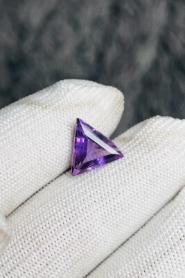 10 MM/3,00 Karat Brillant Billion brasilianischer natürlicher Amethyst Edelst...