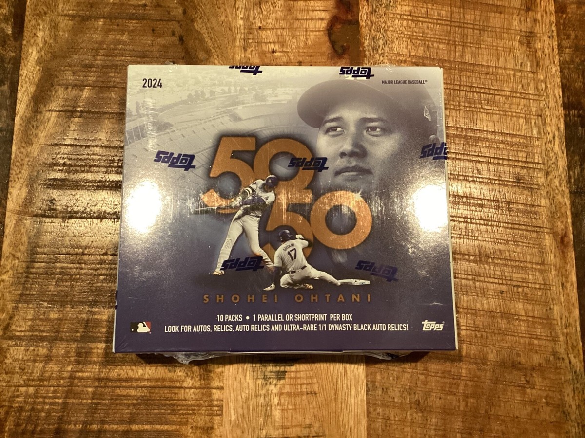 Topps Ohtani Shohei 50/50 box of 10 packs 50 Baseball cards Topps Ohtani Shohei 50/50 box of 10 packs 50 Baseball cards