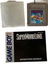 Super Mario Land Nintendo GameBoy Game,Case & Booklet