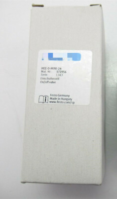 1PC New FOR Festo HEE-D-MINI-24 172956 On/Off valve | eBay
