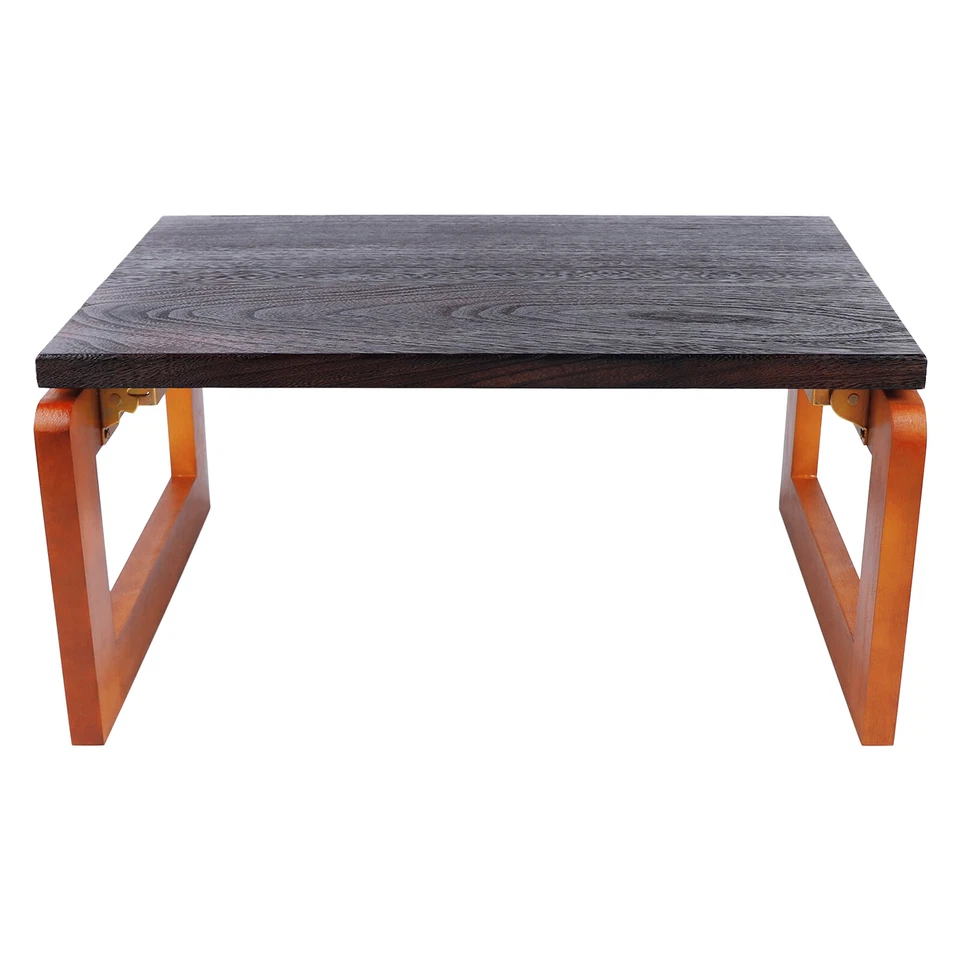 Flodable Wooden Folding Coffee Table Laptop Low Tea Table Tea Picnic Table New - Image 3 of 4