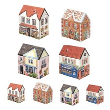 Dana Kubick Tins Small and Large Village Shop Tins