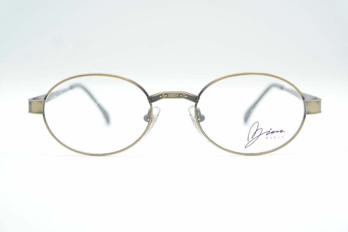 Monture De Lunettes Vintage Zina Paris Z595 Argentée, Forme Ovale, Neuve Sans étiquette