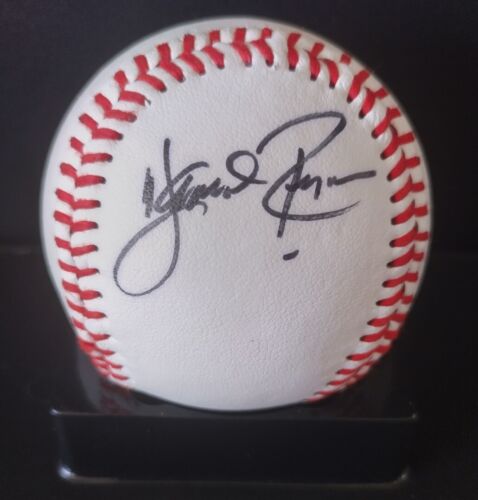  HAROLD REYNOLDS AUTOGRAPHED Signed Rawlings BASEBALL (A9) - Picture 1 of 5