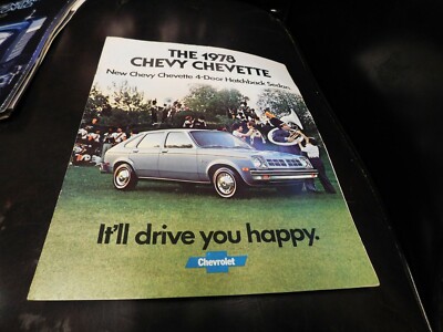 Auto Sales Brochure Literature 1978 Chevy Chevette 