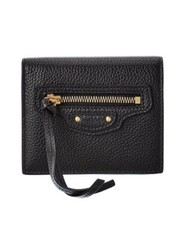 Brand New Black Balenciaga Leather Card Holder 640111