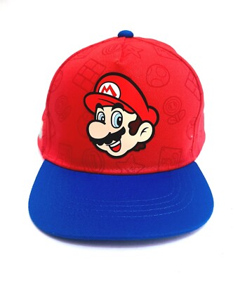 Super Mario Caps Hats Ages 10 + Y  (Nintendo Original with tags )