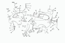 Lotus Élise S1 Inox avant & Arrière Palourde Coque + Complet Sous Bac Fixations