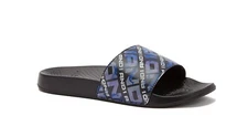 AND1 Men's Black Graphic Slip-on Slides Sandals Slippers Shoes Flip-Flops: 11-13