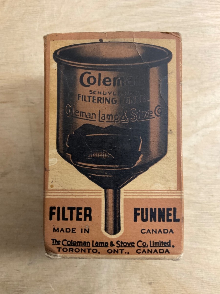 Vintage Coleman Filter Funnel No. 0 with Box | eBay Vintage Coleman Filter Funnel No. 0 with Box | eBay