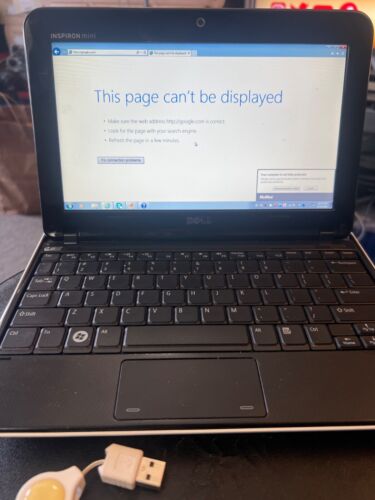 Dell INSPIRON 1012Mini White Netbook Intel Atom 1GB 160 GBHDD Win7 - Used !