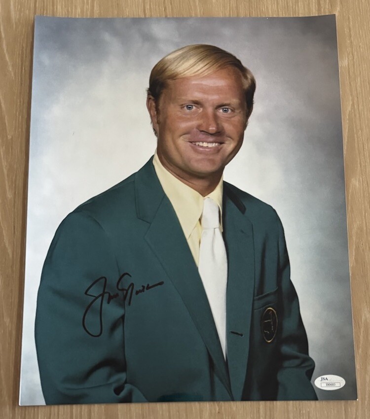 Jack Nicklaus Autographed Signed MASTERS GOLF 11X14 PHOTO JSA 