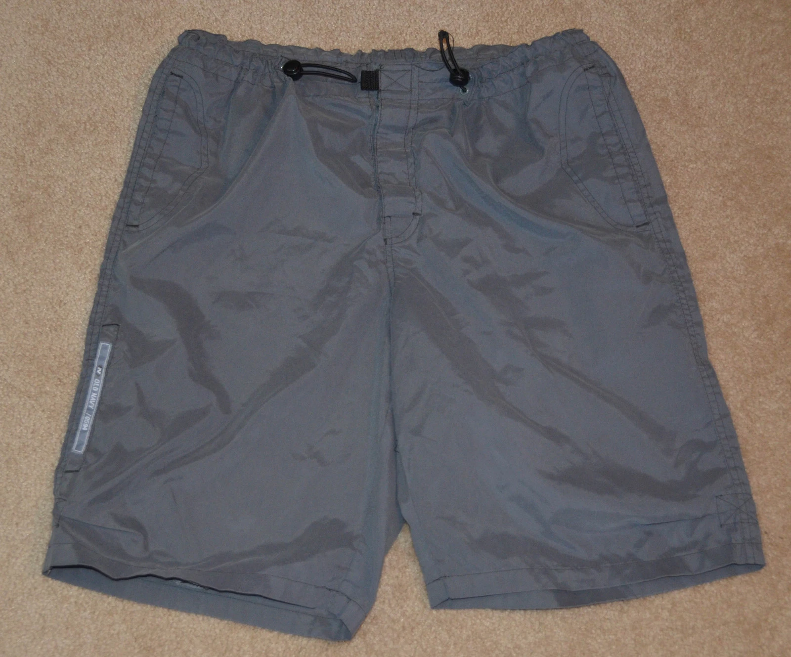 Old Navy Athletic Shorts - Gray - MEDIUM M - Pockets - Adjustable FAST SHIPPING!