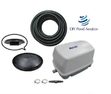 NEW Small pond aeration complete system w/30' Sink TUBE/ diffuser Pro 2 PLUS KIT