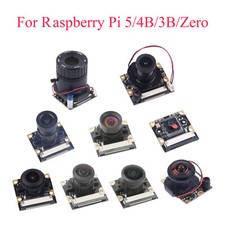 For Raspberry Pi Night Vision HD Camera with Fill Light Cable 5MP Wide Angle Kit